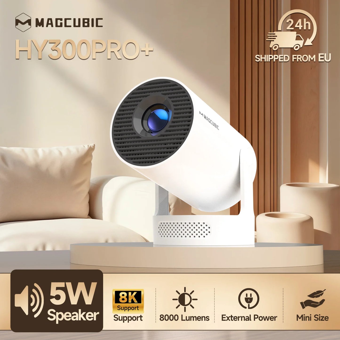 🎬 Magcubic HY300 Pro+ – Twoje Kino Domowe w Każdym Miejscu